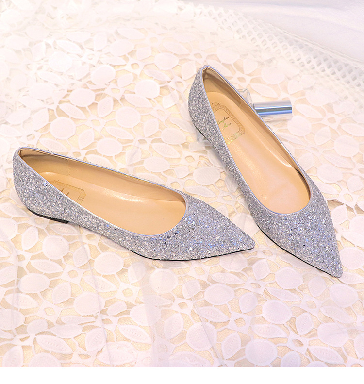 Women's Elegant Sexy Solid Color Point Toe Flats display picture 5