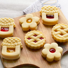 网红同款果酱三明治饼干模具创意花朵商用家用烘焙模具套装饼干模