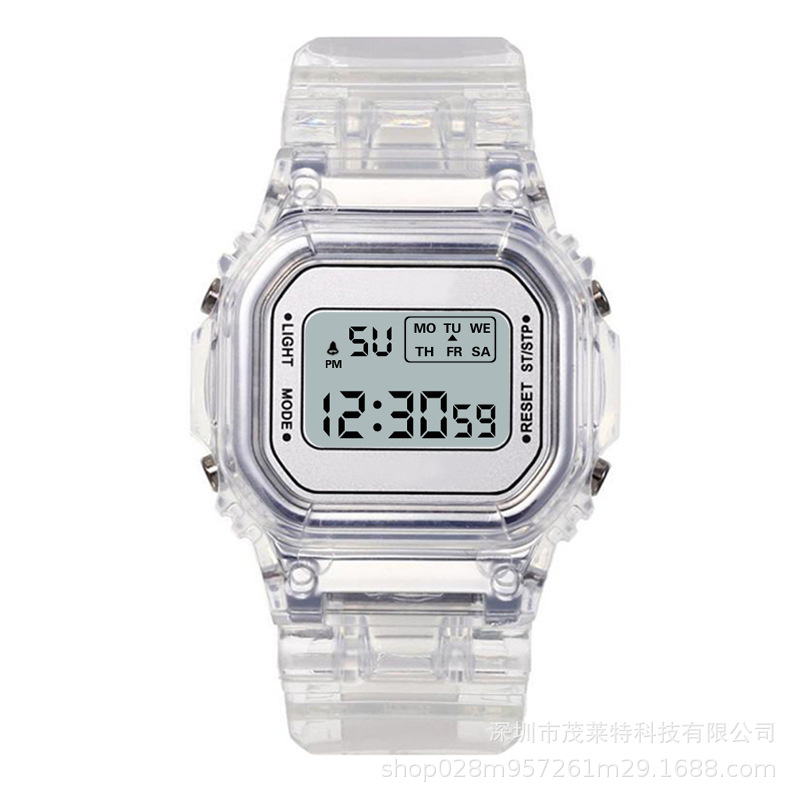 Unicornio reloj mujer estudiante simple chica luminosa hombres impermeable deportes coreano ins Colegio estilo reloj electrónico