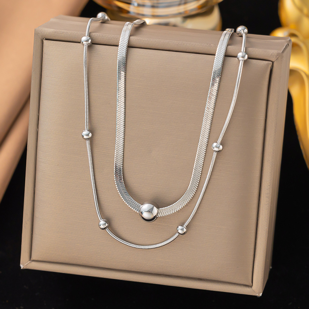 10g Weight 0.03µm-0.05µm Gold Plating Thickness PVD Coated Gold Plating Process Real Gold Plated Plating Material Bracelets, Necklace Classification ball chain, cable chain Chain Type 1 Piece Quantity Casual, Daily Occasion 304 Stainless Steel Material Geometric, Heart Shape Pattern All Seasons Season Women's Gender Elegant, Sweet Style Waterproof Non Tarnish, Round, Plating Craft PVD Coated Real Gold Plated Geometric Heart Shape 304 Stainless Steel Elegant Sweet Waterproof Non Tarnish Bracelets Necklace 31