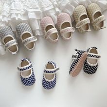 ins婴儿地板鞋秋季新品多色小布鞋男女宝宝室内防滑软底学步鞋