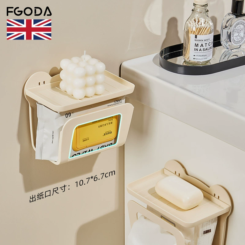 Коробка для туалетных полотенец легкая роскоши настенная коробка для хранения влажных полотенец без пробивания Кухонная коробка для туалетных полотенец