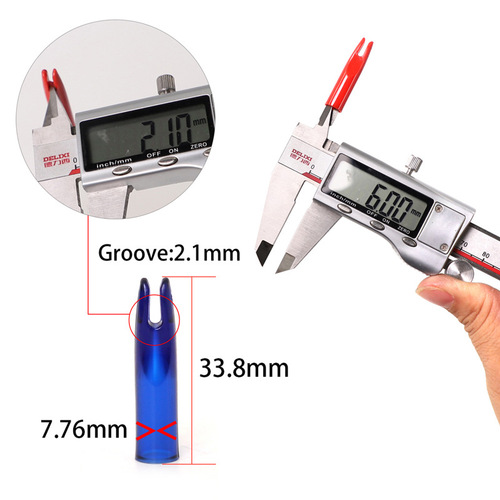 6mm/7mm/8mm jacket tail, suitable for 6/7/8mm outer diameter fiberglass arrows, compound recurve entertainment training arrows