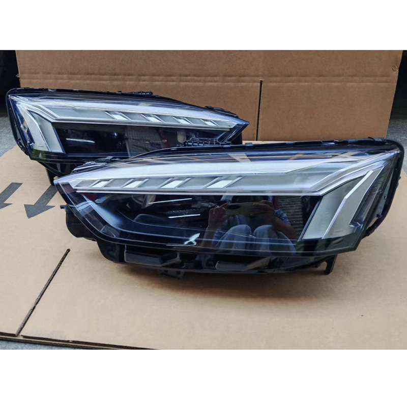 Suitable for Audi A5 headlight assembly 17-21rs5led matrix laser high-equipped headlight lamp disassembly parts