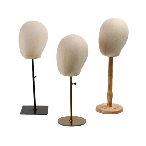 Hat rack model head fake human head hat stand fake hair earrings display pin head model bride head decoration display hat