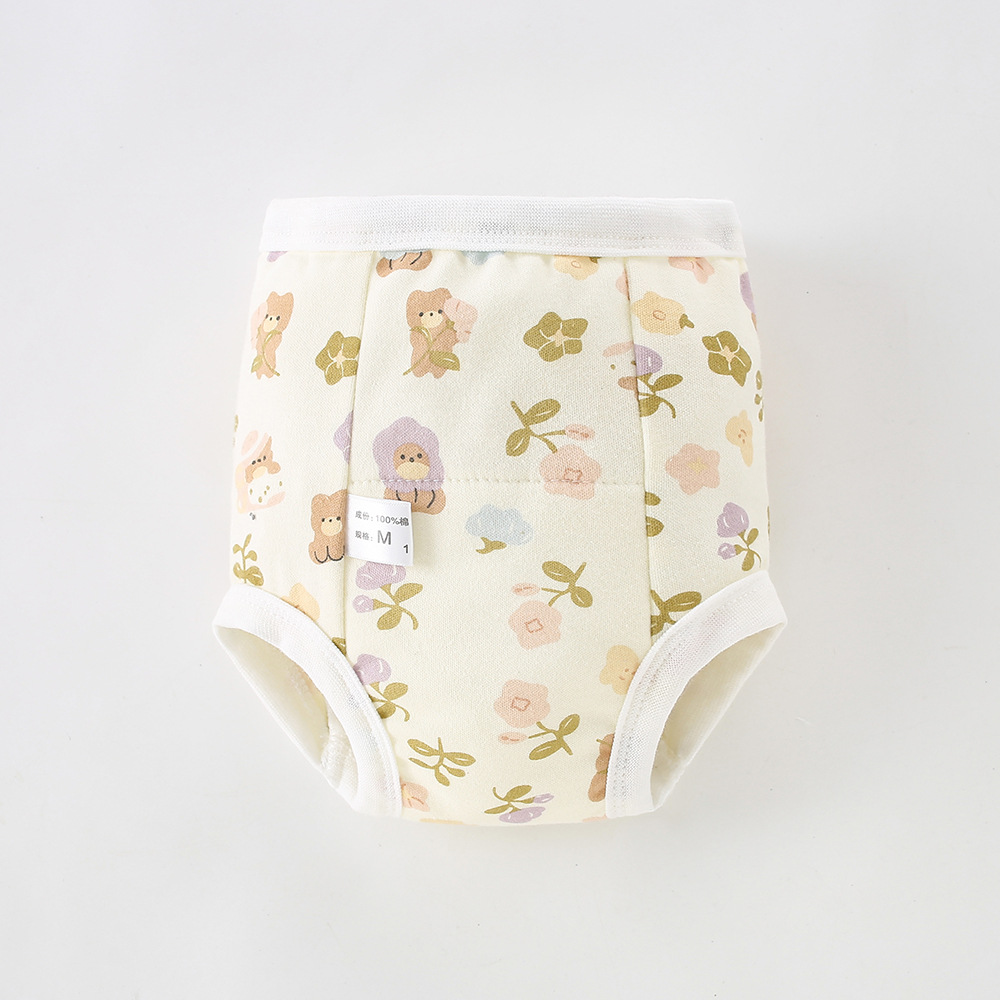 Pantalones de entrenamiento para el aprendizaje del uso del orinal, cubiertas de pañales lavables, pantalones de aprendizaje, pañales de tela para bebé, cubiertas de pañales transpirables, estilo de verano para bebé.