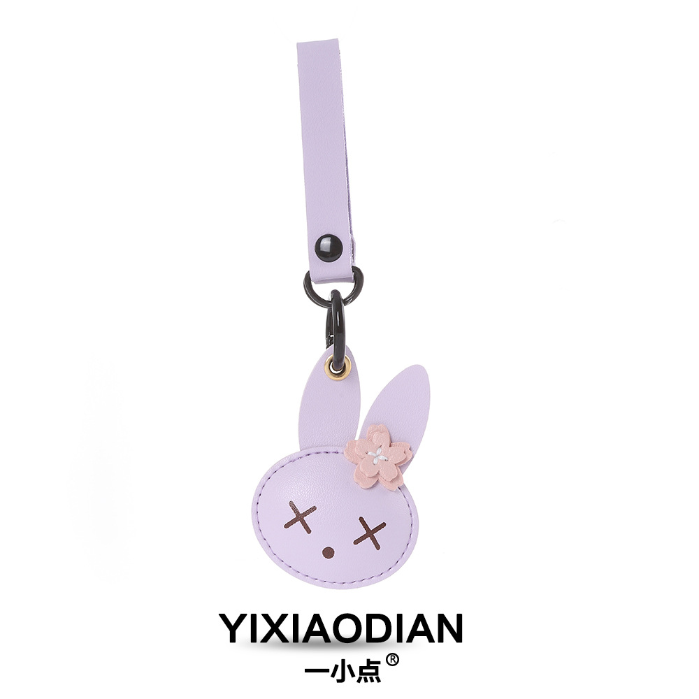 작은 꽃 토끼-보라색