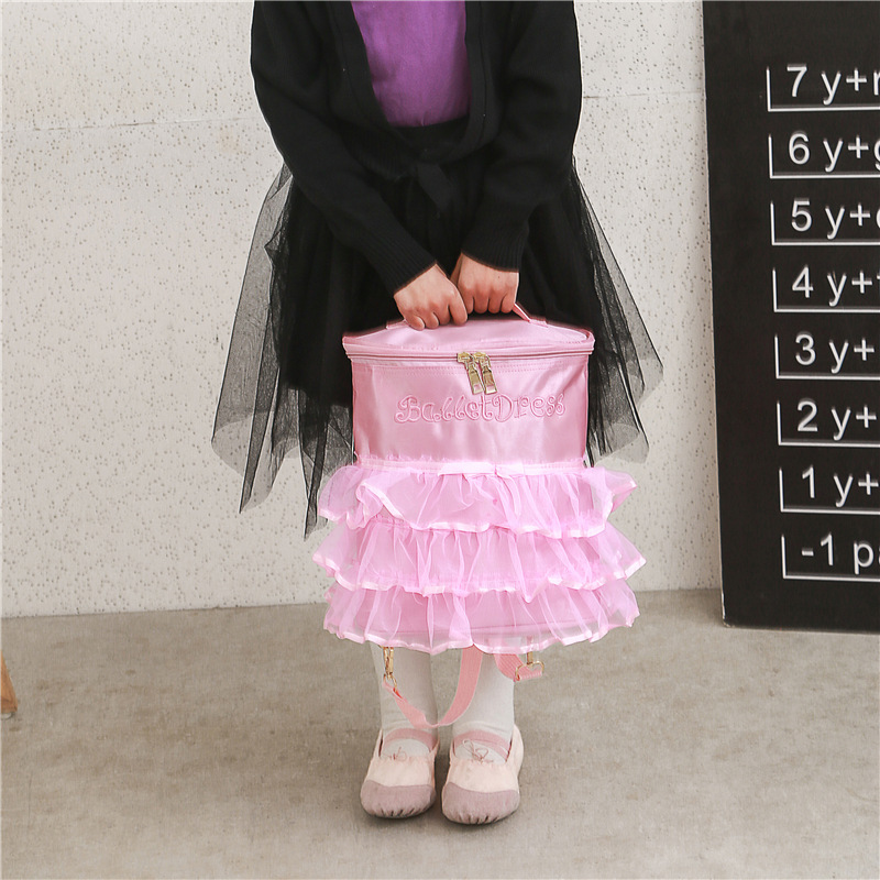 Bolsa de baile de hombro para niños bolsas de baile de almacenamiento ballet latino bolsas escolares niñas princesa bolsa de baile de alivio de carga impermeable