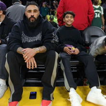 FOG CRAZY主线ESSENTIALS联名FEAR OF GOD三条杠宽松休闲直筒裤