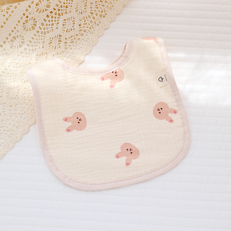 新型6層u型新生児口を囲む乳幼児の口タオル子供が食事をしている女性の赤ちゃんがミルクタオルを吐く|undefined