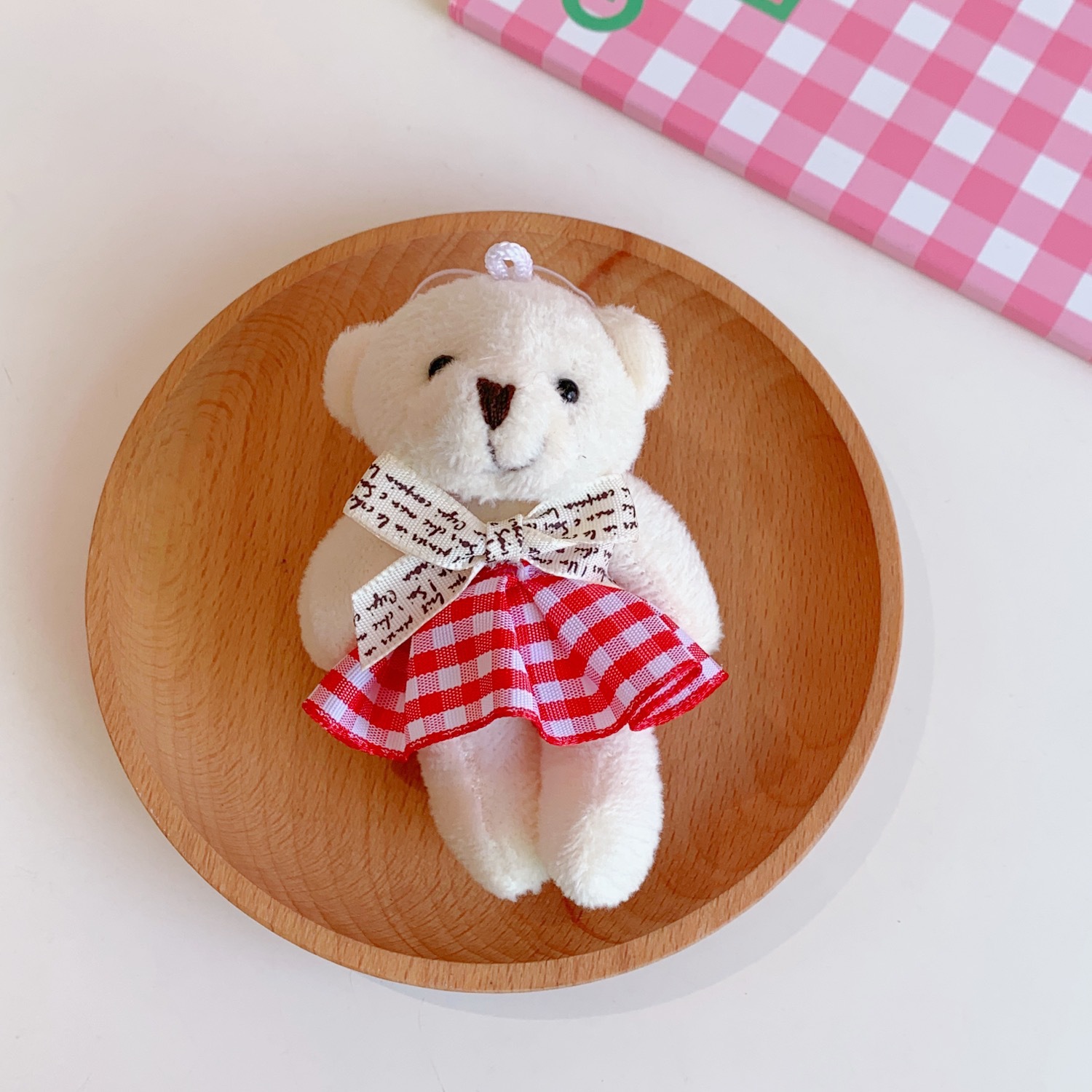 Linda chica lindo colgante muñeca de peluche oso muñeca bolsa de muñeca colgante suave lindo accesorios llavero femenino image 12