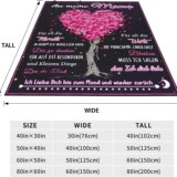 Одеяло для матери, подарок на день рождения