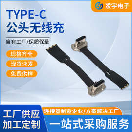 新款TYPE-C无线充电转接头FPC软排线软板柔性线 公头type-c排线