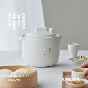 Micro-Pressure Multifunctional Electric Stew Pot 2.5 Liters Household Electric Stew Pot Soup Fully Automatic Stew Pot Porridge Cooking Water Stew