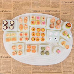 Small Nose Snacks, Biscuits, Cakes, Bread Silicone Molds, Creative DIY Mini Glue Resin Accessories Decoration