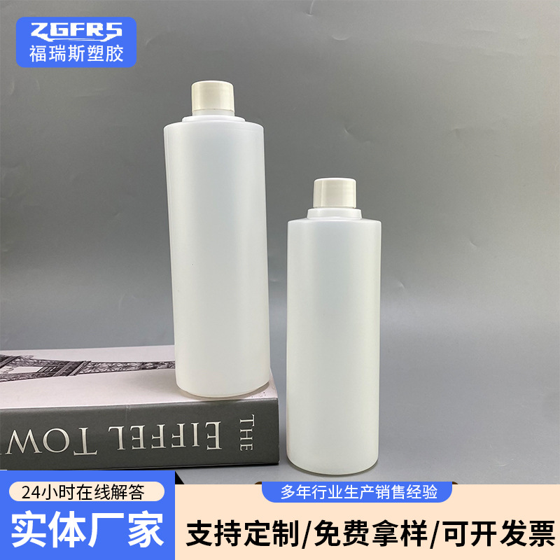 500ml透明耐酸碱塑料瓶稀释剂化工分装瓶耐腐蚀密封样品瓶厂家包装实拍产品高清图