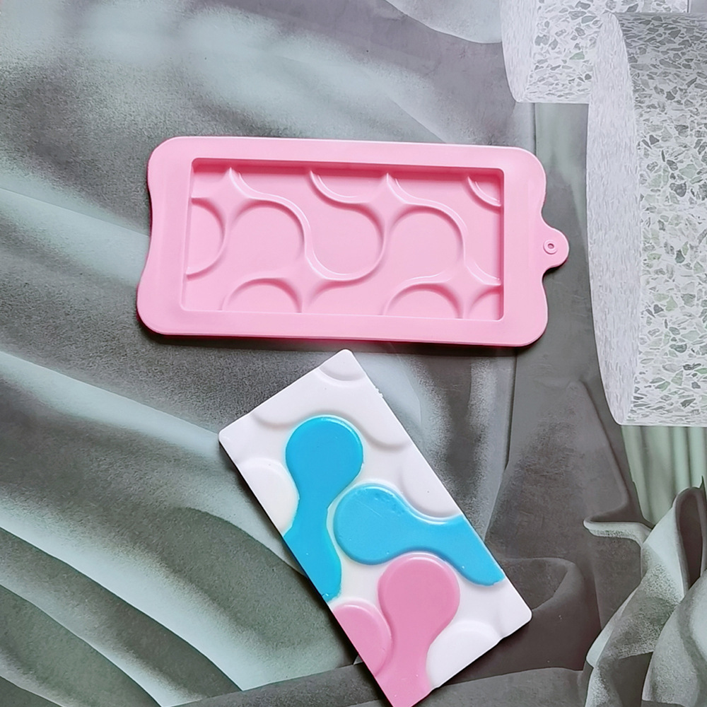 126 galletas de chocolate molde de silicona molde de postre pastel de cocina horneador Ma Green