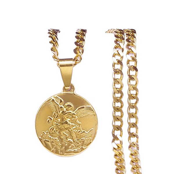 retro women's necklace stainless steel