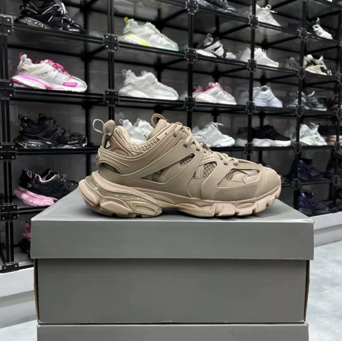 Кроссовки Putian Chunyuan Paris 3.0 Daddy Shoes Track Outdoor Retro с толстой подошвой, светодиодные мужские и женские туфли для пары