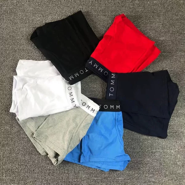 European and American Cross-border Trendy Brand Men's Pure Cotton Underwear, Comfortable, Breathable, Casual Boxer Shorts