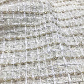 粗纺 小香风金丝编织 男女装大衣箱包鞋材布料 批发