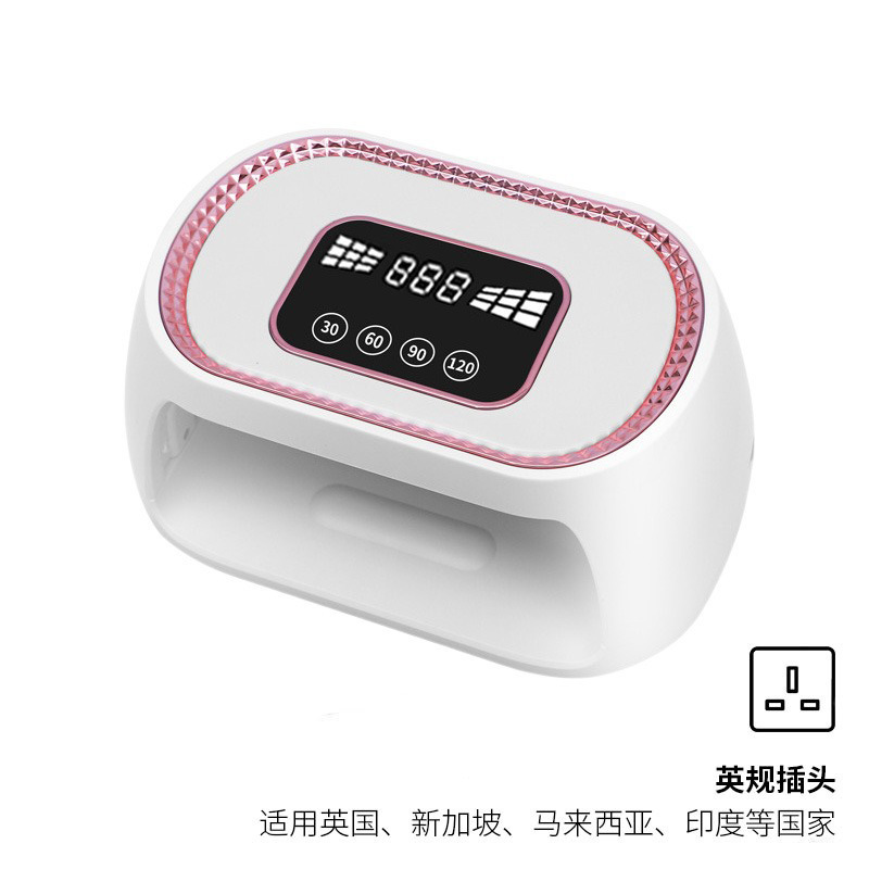 Lámpara de manicuras transfronteriza 80W luz de fototerapia de gel de manicuras inteligente inducción de manicuras