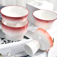 特色陶瓷高脚点心碟酸奶杯商用小吃碗凉菜小食碟高脚茶点盘坚果碟