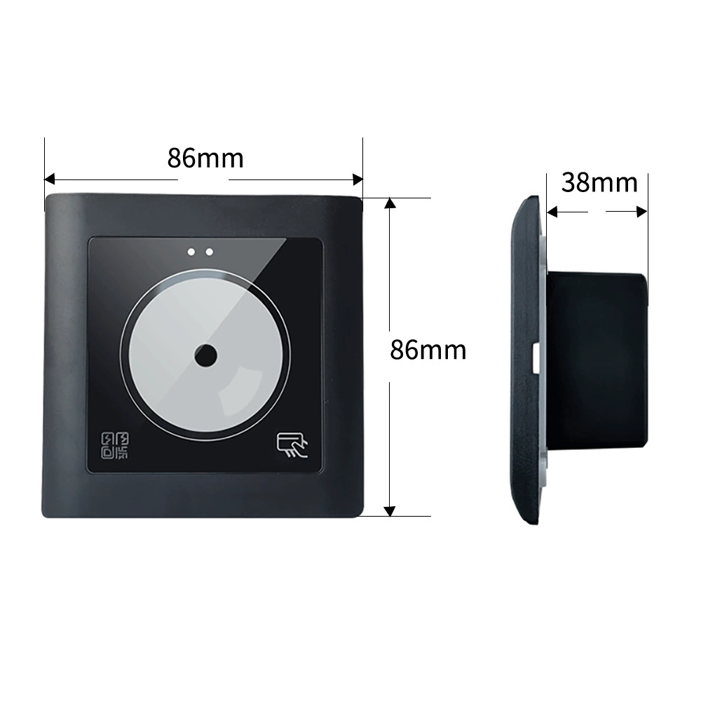 Gate scan code to open the door, card reader QR code access control card reader sector IC card Wiegand reader scan code gun