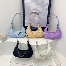 腋下包女单肩包斜挎小众设计法棍包包2024新款月牙ins女包高级感
