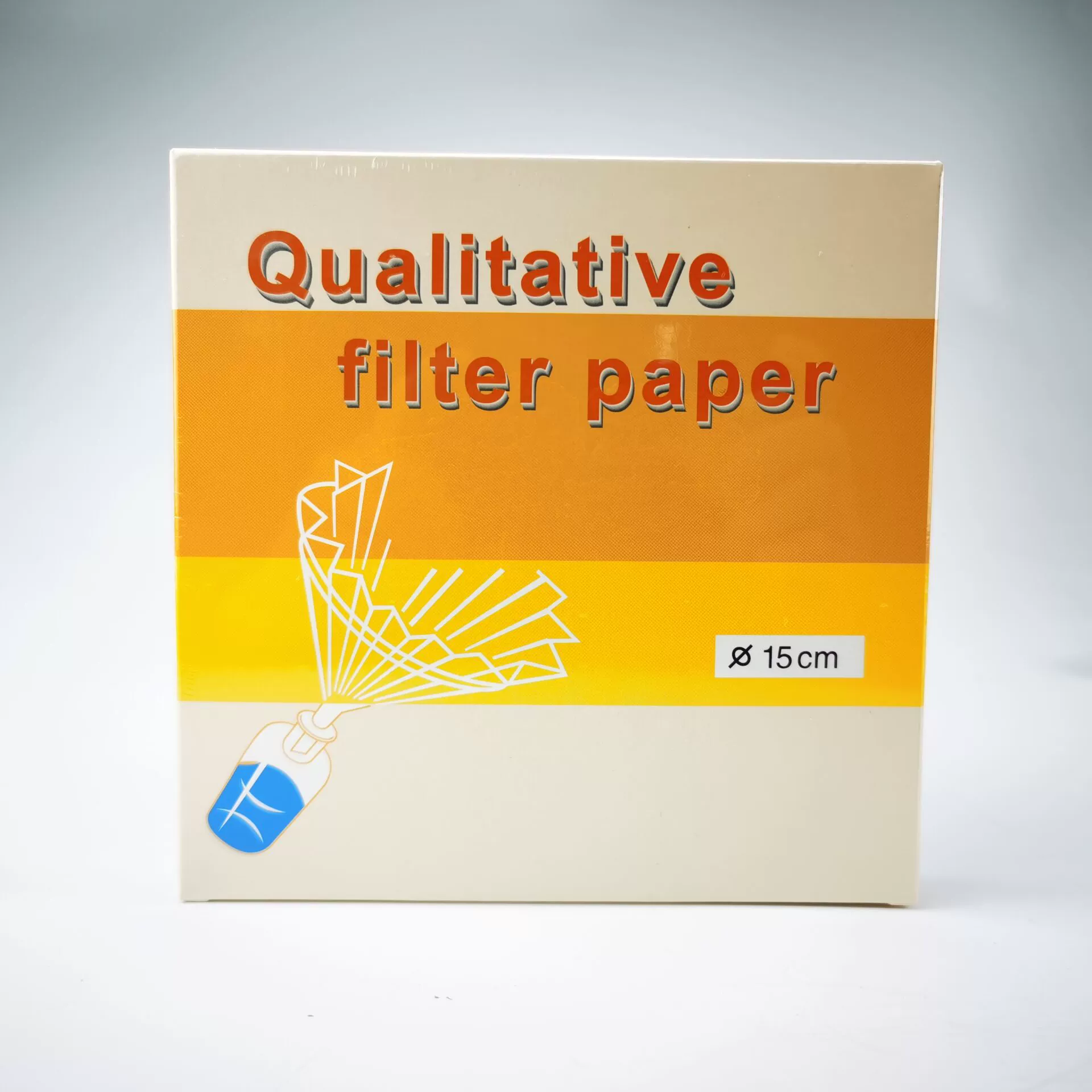 Нейтральная Английская упаковка качественная фильтровальная бумага 15 см