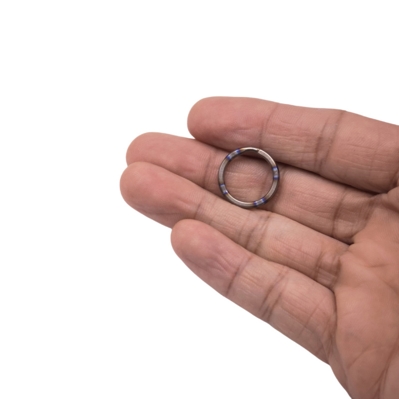 チタン合金キーホルダーキーリング純チタンキーホルダーメーカー卸売り10-35mm多目的錆びないリング|undefined