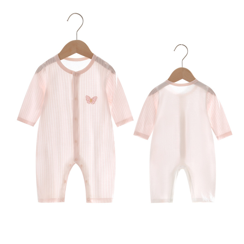 [Tencel Boneless] Baby Jumpsuit Mesh Breathable Baby Romper Newborn Harness Summer Baby Clothes