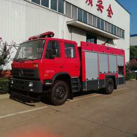 救火车  出口缅甸6-7吨东风水罐消防车厂家直销 图片 价格