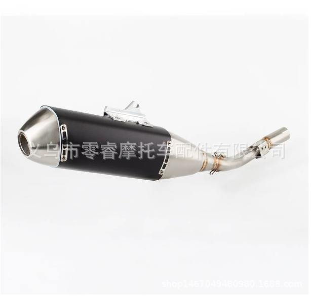 Motorcycle Modified Exhaust Pipe Middle Section Suitable for Klx230 Klx230L Klx230R Stainless Steel Exhaust