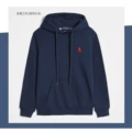 [pullover style] navy blue red label