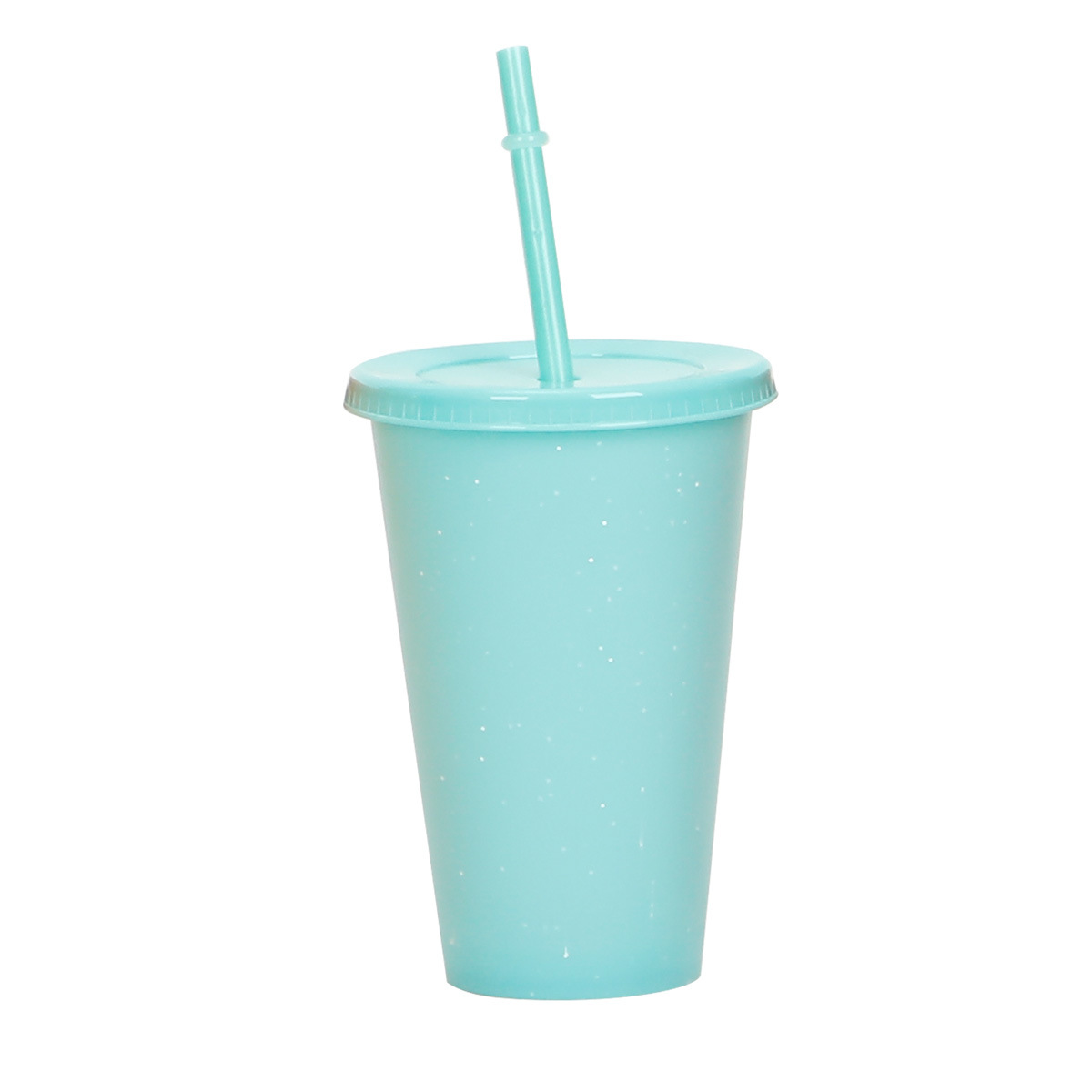 20011 fábrica directa 480ML paja creativo plástico brillo taza fiesta cena paja taza