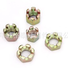 厂家供应厂家直销供应各种规格镀彩锌花母，花螺母，花母开槽螺母