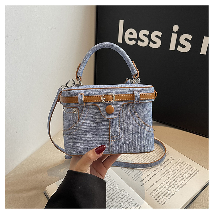Bolso de tendencia transfronteriza para mujeres 2026 nuevo paquete de caja de textura extranjera nicho simple mochila pequeña bolsa cuadrada image 7