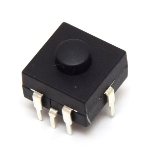 Strong Light Flashlight Switch 05A 50V Button Switch Accessories Three on One Off Handle 2Mmy68