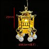 Gazebo 25mm light gold (6mm beads)