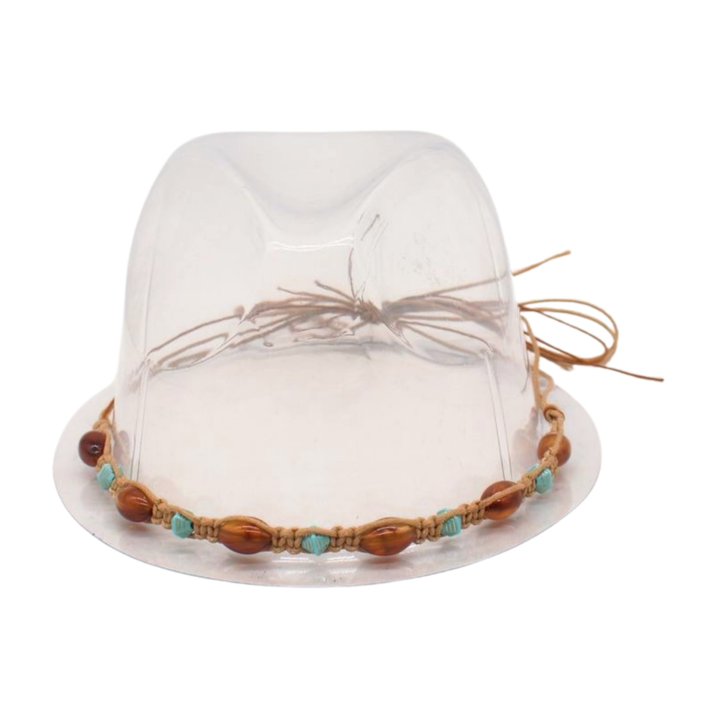 14g Weight Fascinator Hats Type Holiday, Daily Occasion turquoise Material Geometric Pattern All Seasons Season Unisex Gender Basic, Ethnic Style, Simple Style Style Unisex Basic Ethnic Style Simple Style Geometric Eaveless Hat Accessories 12