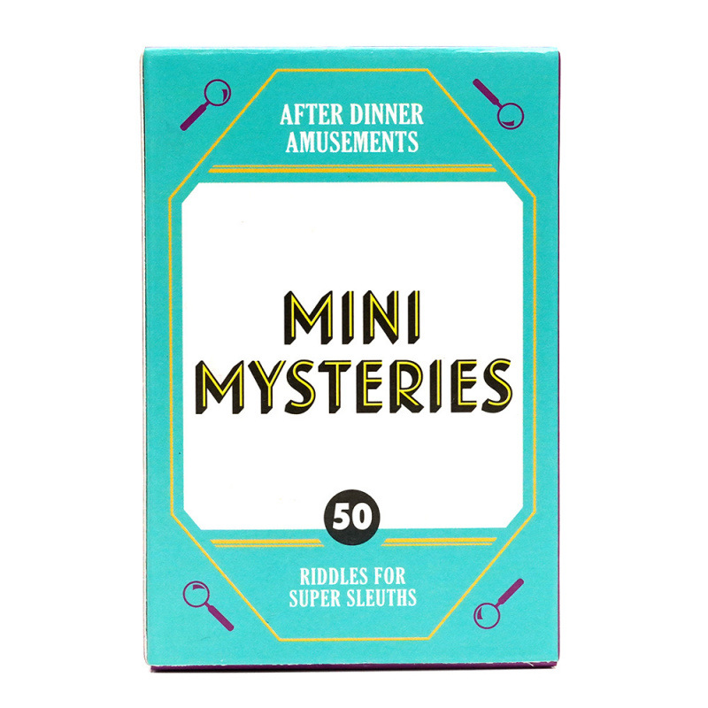 Carte da gioco per feste con indovinelli indovina la melodia, diventa intelligente, mini misteri, carte da gioco da tavolo._voghion.com