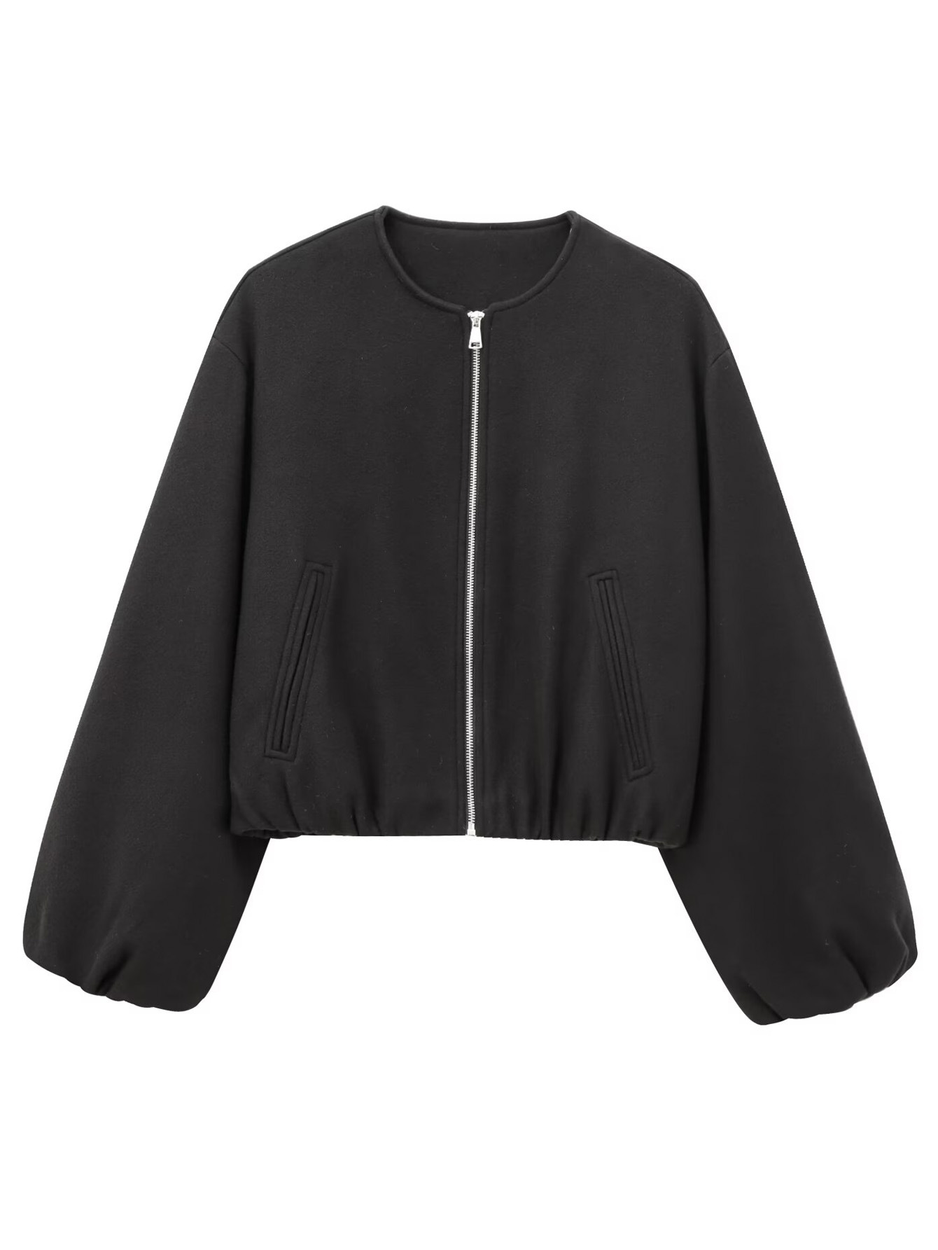 Women's Pilot Jacket American-style Baseball Bomber School Coat_voghion.com