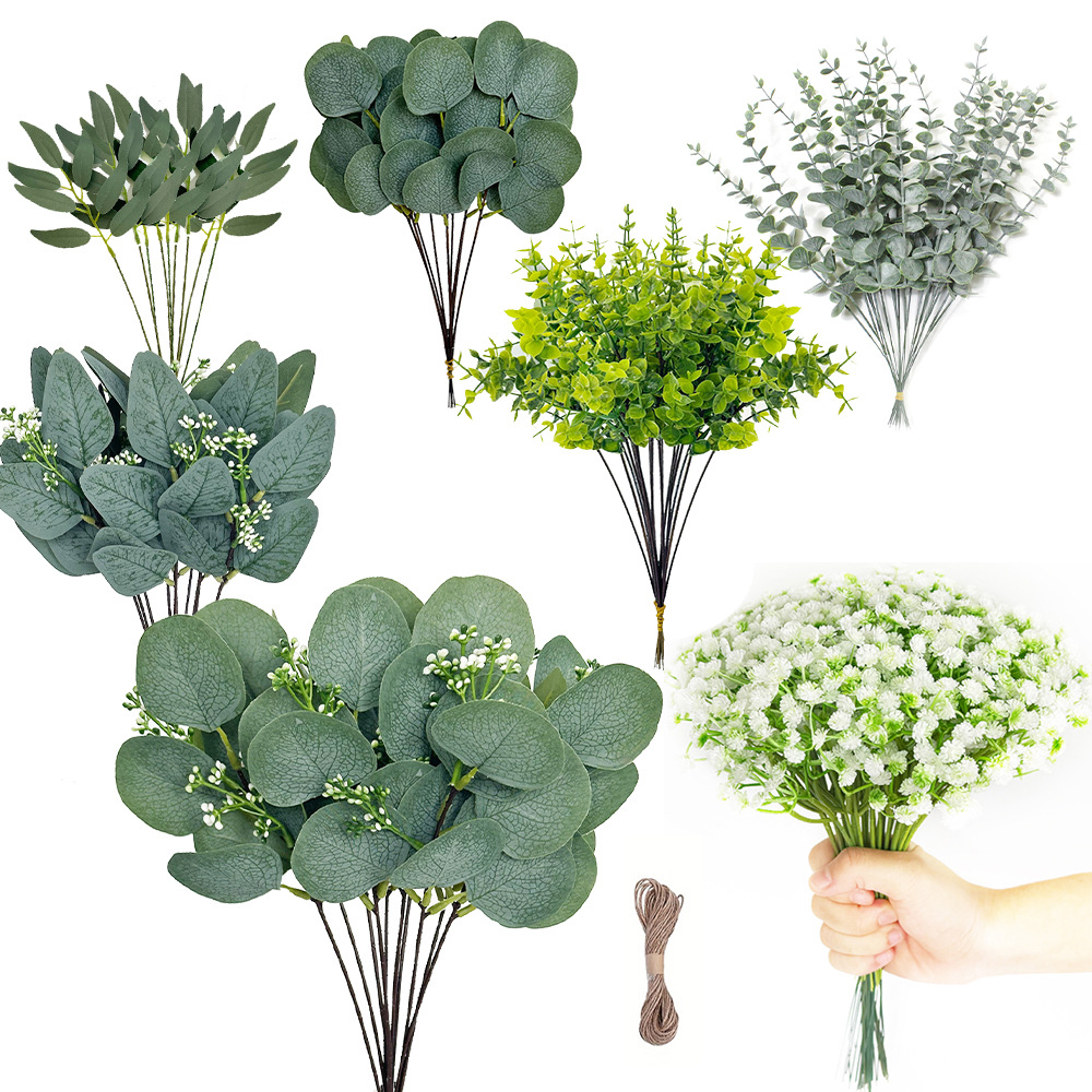 Cross-Border Hot Selling Artificial Baby's Breath Fake Flowers Artificial Flower Road Guide Photo Props Wedding Wedding Decoration Arrangement