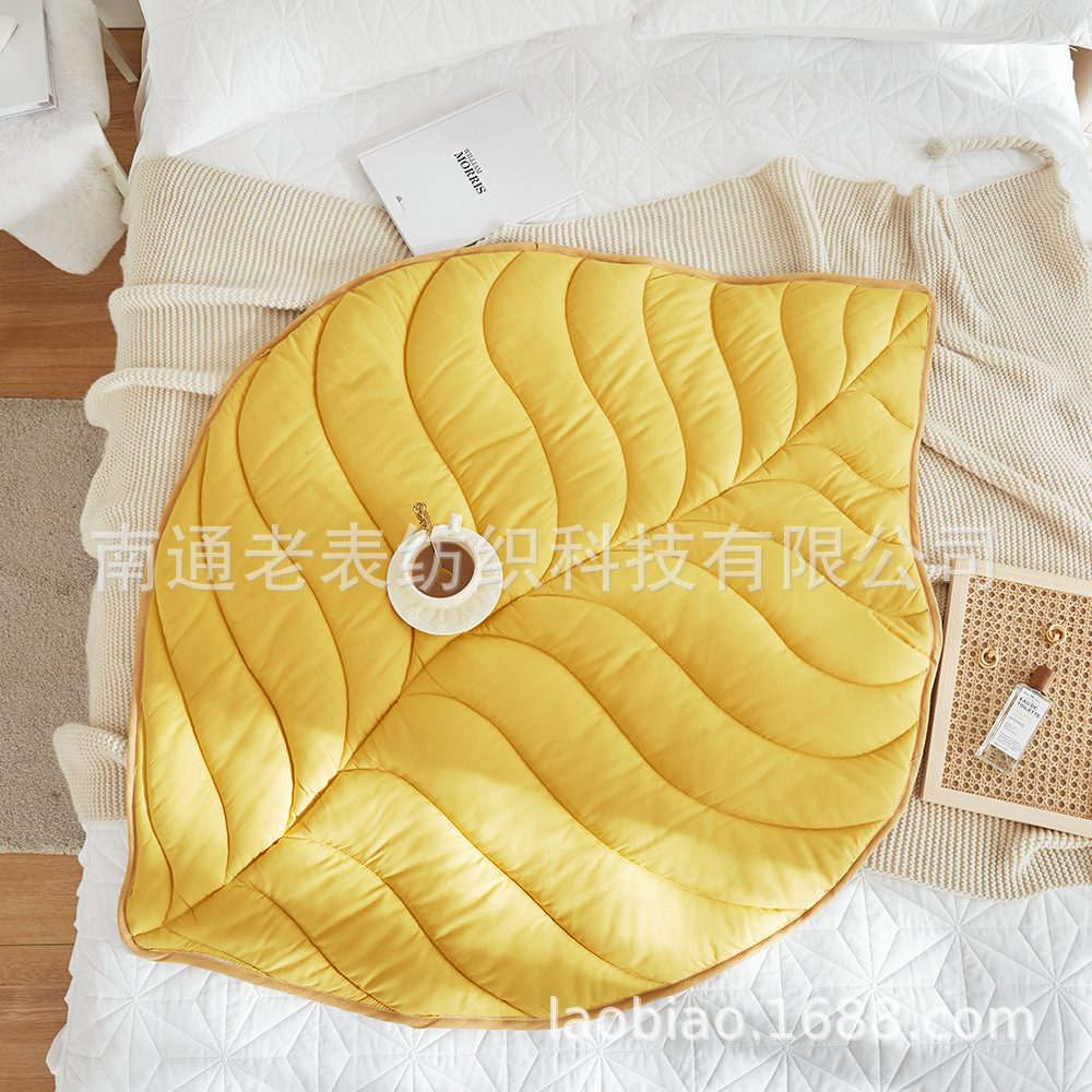 欧美外贸家纺跨境亚马逊速卖通wish床上用品异形毯树叶毯儿童盖毯