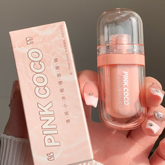 Pinkcoco refreshing little popsicle mirror lip glaze water gloss lip gloss moisturizing quick-drying film-forming nude women