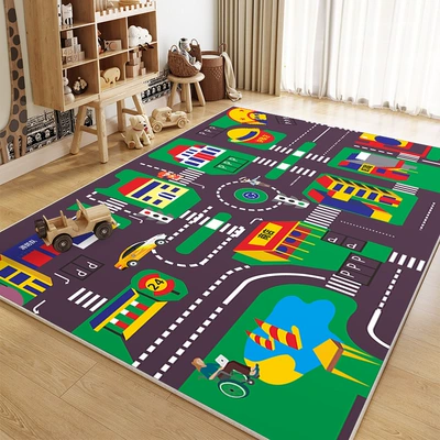 Avtomobil döşəmə paspasları – of Large-Area Non-Slip Mats for - track-05-80120cm-crystal-velvet