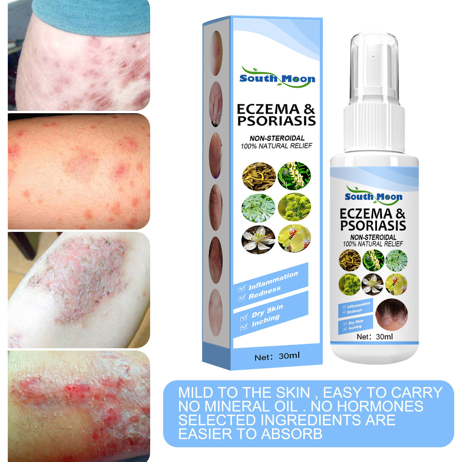 Cross-Border Direct Sales South Moon Skin Soothing Spray, Gentle and Refreshing, Improves Skin Condition, Moisturizes and Hydrates