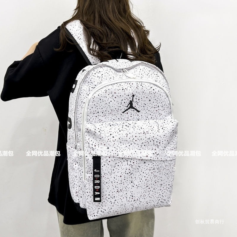 满天星运动背包电脑包百搭新款情侣高中学生双肩包大容量潮牌书包|undefined