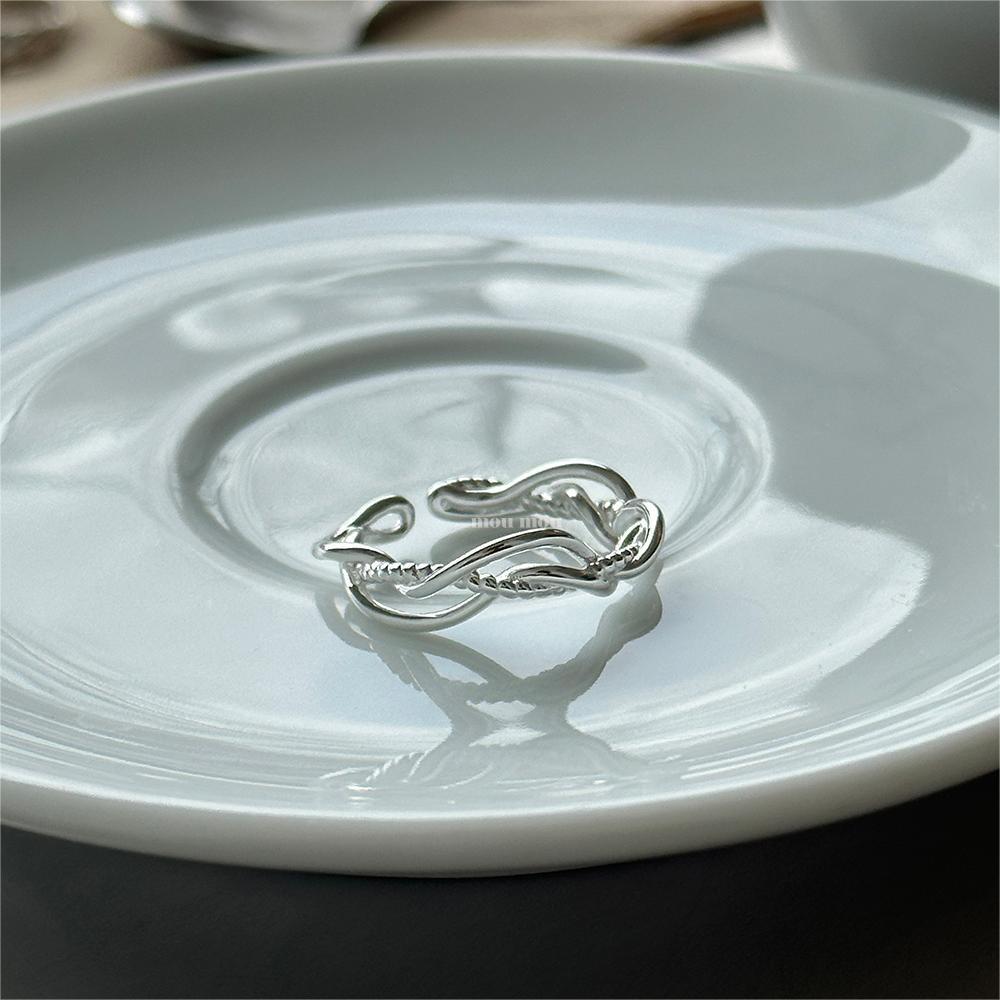 6g Weight Open Rings Classification 1 Piece Quantity Holiday, Travel, Daily Occasion 925 Sterling Silver Material Heart Shape Pattern Women's Gender Casual, Elegant, Streetwear Style 925 Sterling Silver Heart Shape Open Rings 13